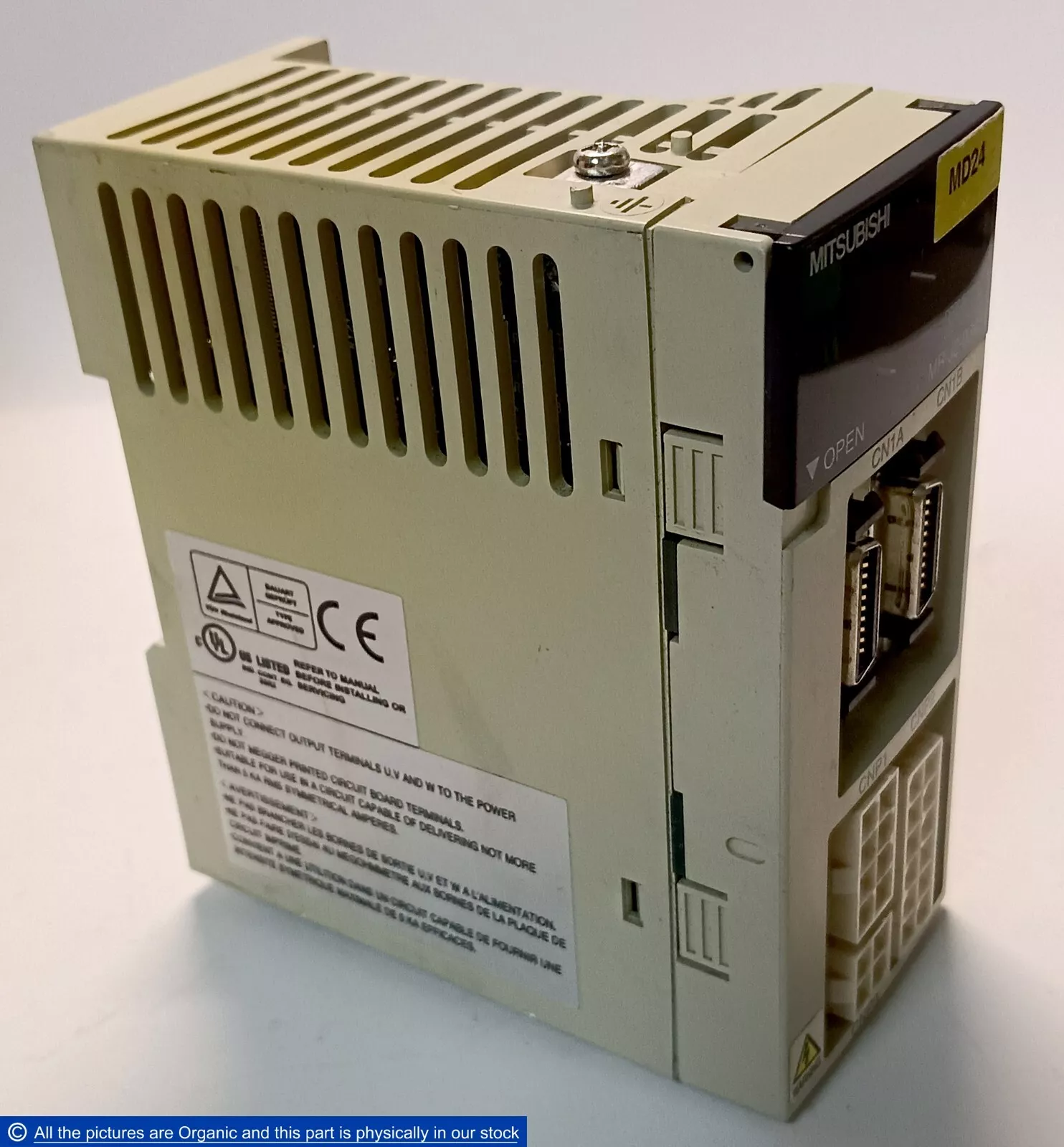 Mitsubishi MR-J2-03A5 AC Servo Amplifier Unit 30W DC24V 2.4A MRJ203A5 ...