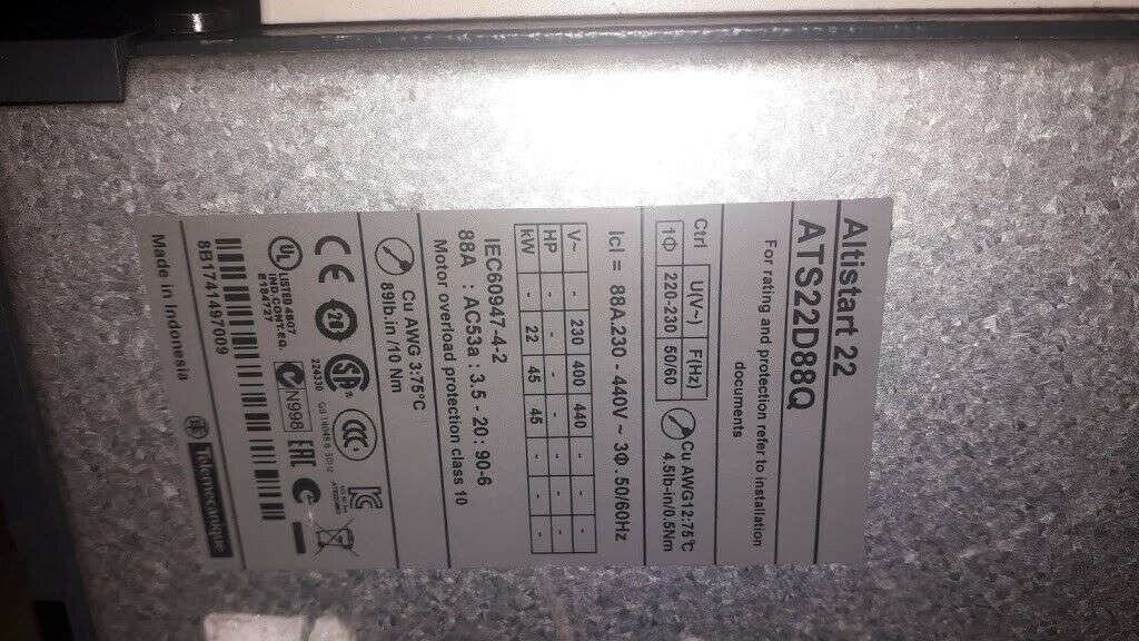 schneider-altistart-22-ats22d88q-soft-starter-telemecanique-altistart22