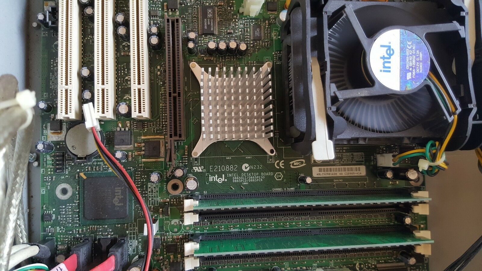 Panneau Shield I/O Intel D865GLC/D865PESO – Plaque Arrière De Carte Mère