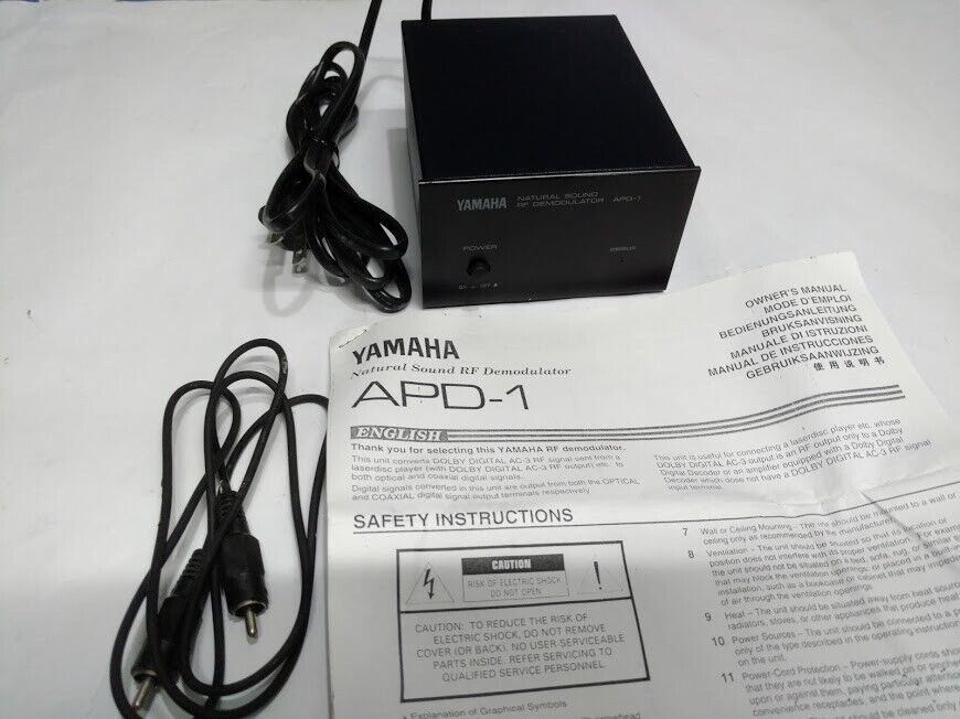 YAMAHA APD1 AC3 RF Dolby Digital RF Demodulator for LD 110240VAC