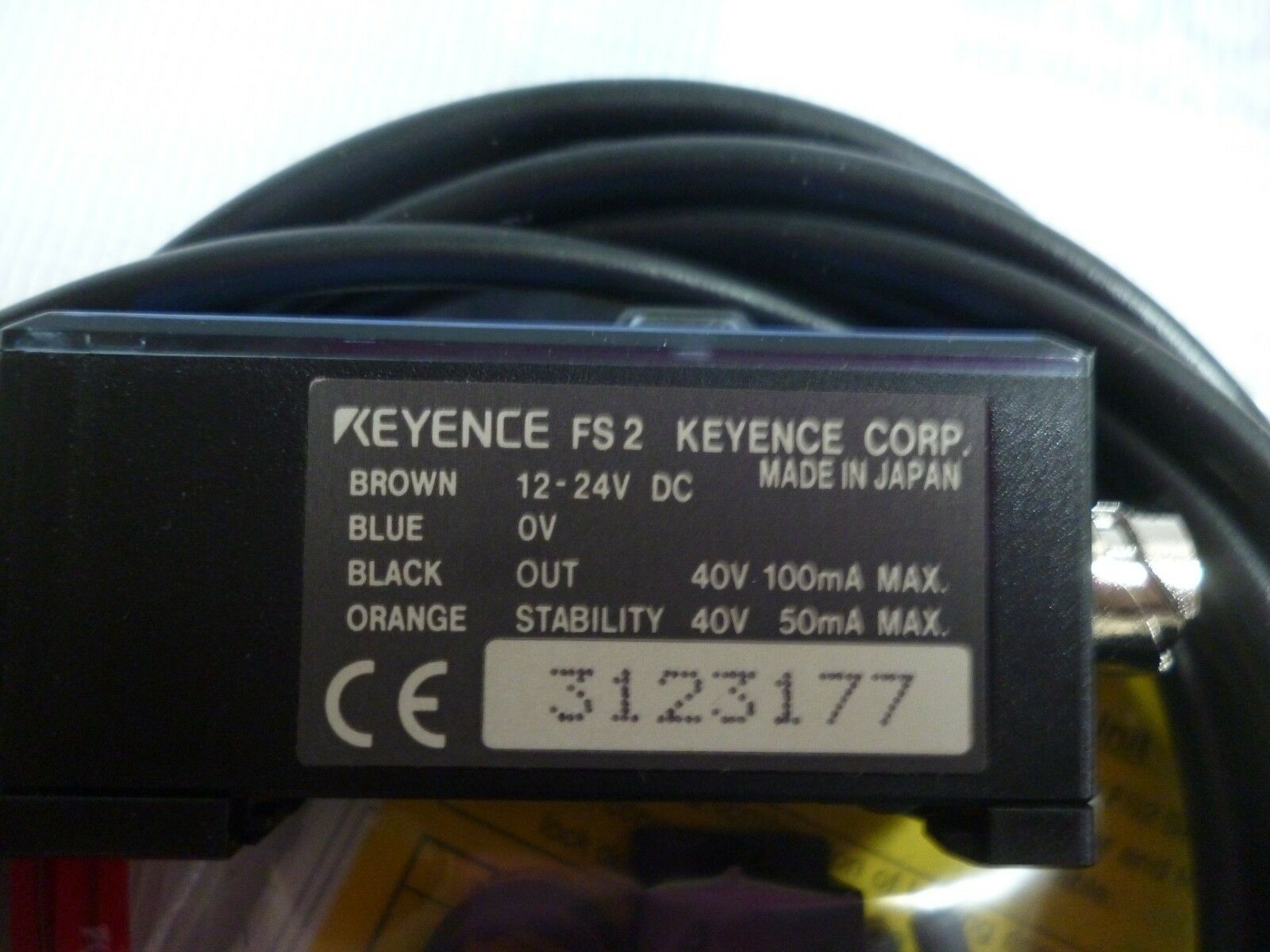 New Keyence FS2 FS2-60P Fiber optic Sensor FS2 FS260P - Industrial SOL ...