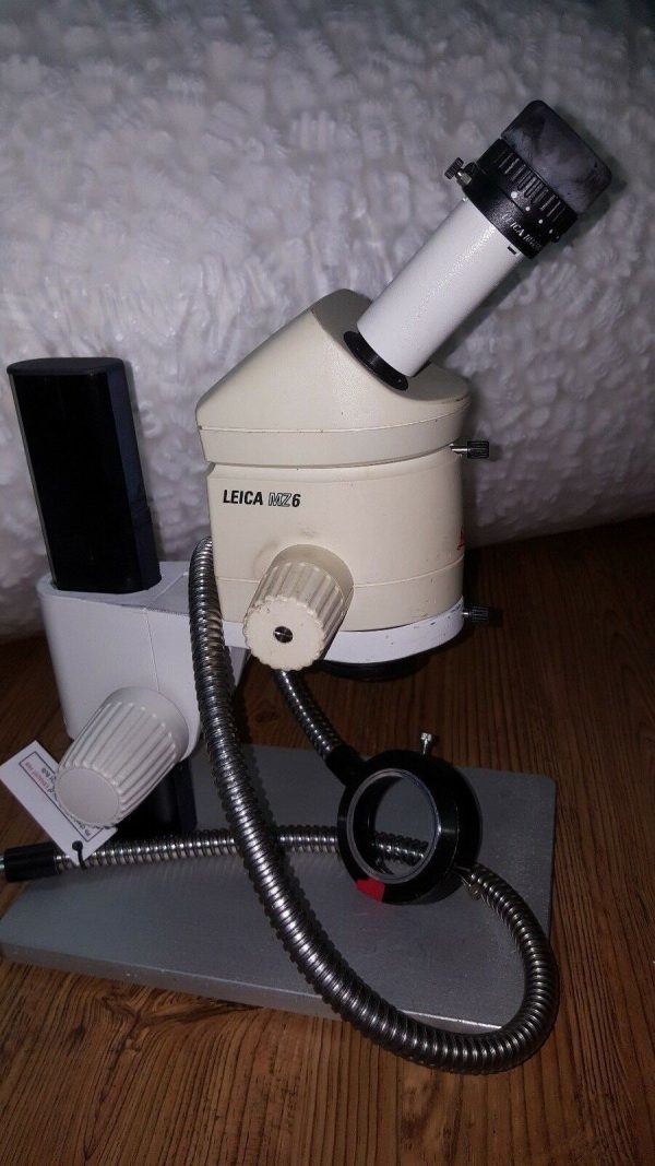 Leica MZ6 inspection stereo microscope with 10X/21B EYEPIECE 10445111