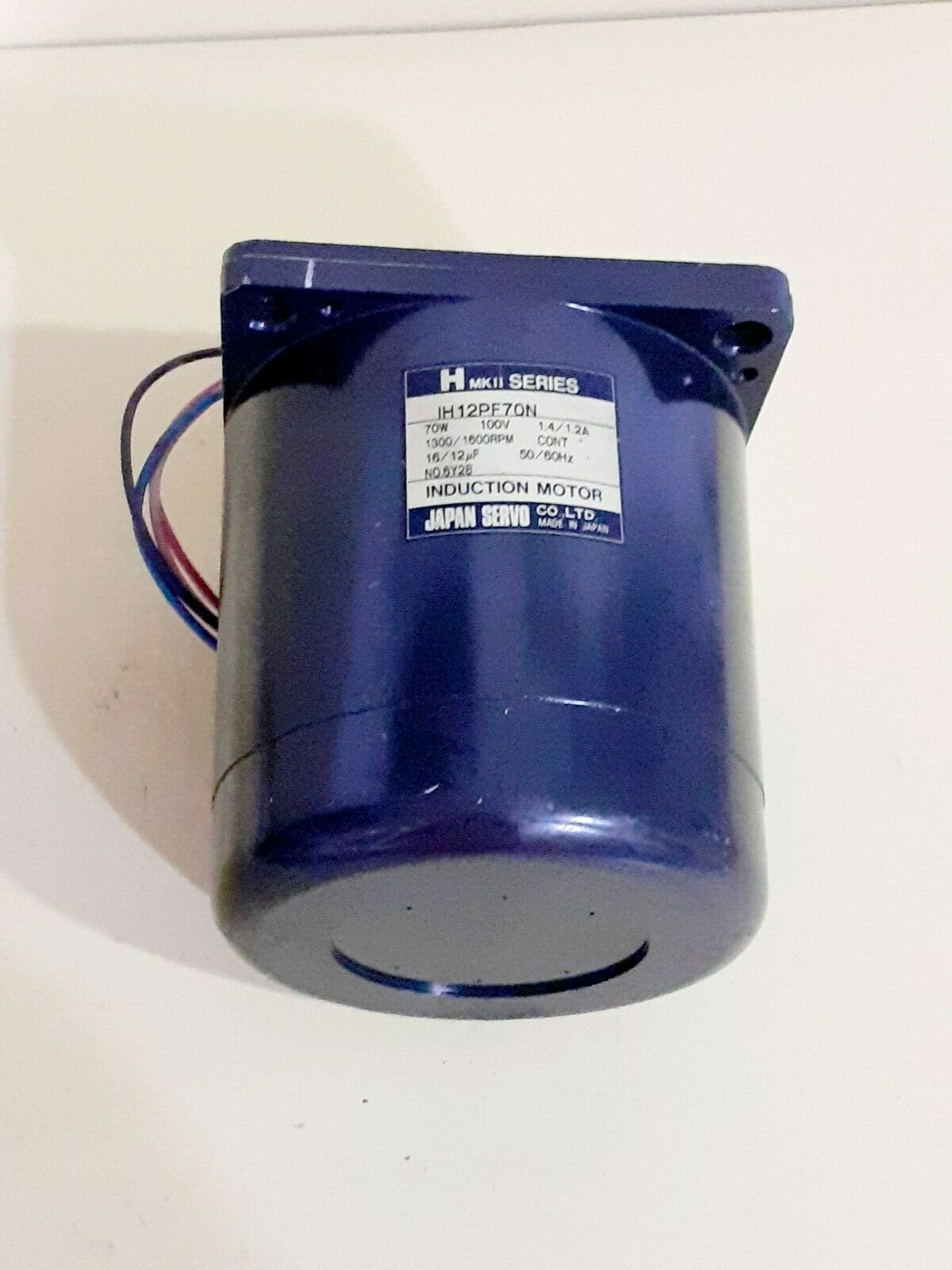 Japan Servo Co. Ltd. IH 12PF70N H MKII Series IH12PF70N induction motor