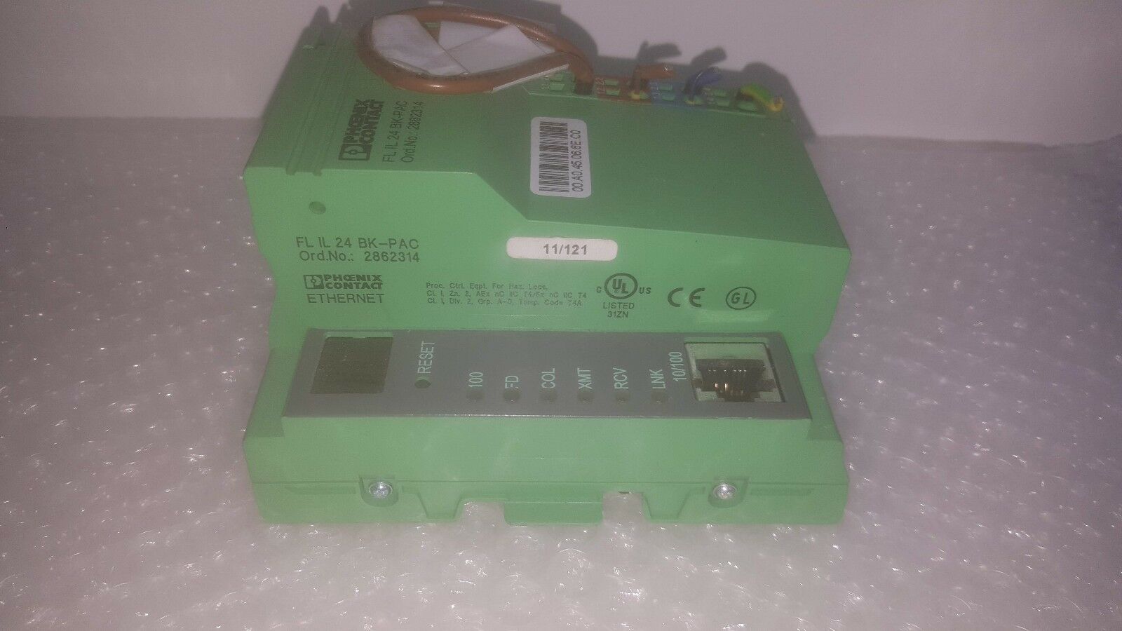 Phoenix Contact FL IL 24 BK-PAC Ord. Nr 2862314 Inline, Bus coupler ...