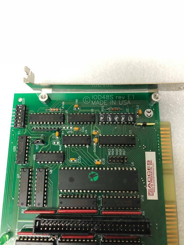 Acces IOD48S Rev E1 Input output Circuit board - Industrial SOL Pte Ltd