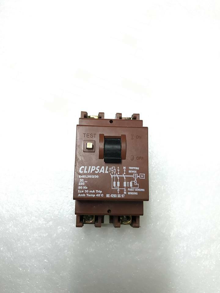 Clipsal E4EL30/2/30 Isolator Switch Tripping Device Industrial SOL