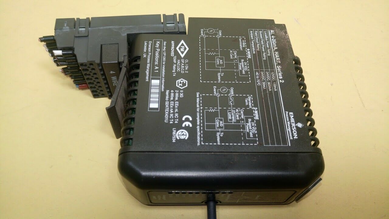 EMERSON DELTAV KJ3222X1-BA1 AI CARD 8 CHANNELS 4-20 MA HART SERIES 2 KJ3222X1BA1