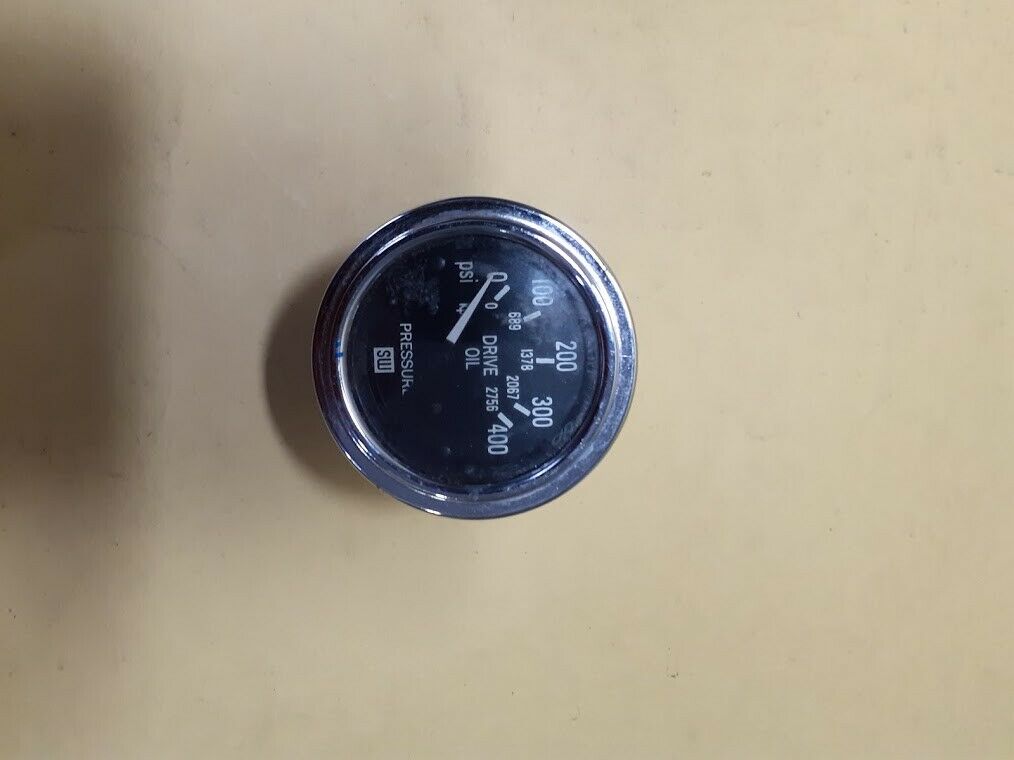 VDO Ocean Line Int. Black Pressure Gauge N02124134 Drive Oil 82136