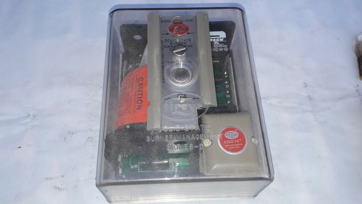 New Fireye Primary Safety Control Type 70D41 Ser D Solid State Burner ...