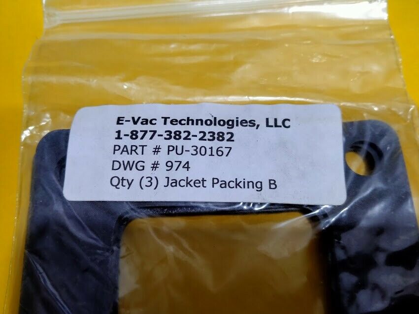 E-Vac Technologies, LLC jacket packing B PU-30167 New free worldwide ...
