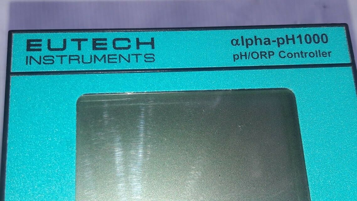 EUTECH Instruments alpha-Ph1000 pH/ORP Controller ECPHCTP1002 ...