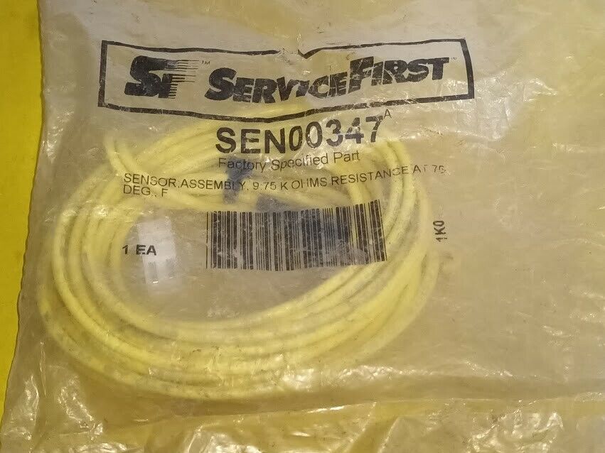 ServiceFirst SEN00347 Sensor Assy. 9.75K Ohms Trane Heat Pump Defrost sensor Industrial SOL