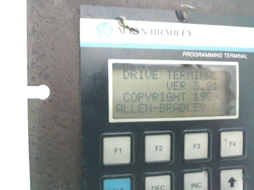 ALLEN BRADLEY PROGRAMMING TERMINAL 1300-DMT SERIES B FRN. V3.01 ...