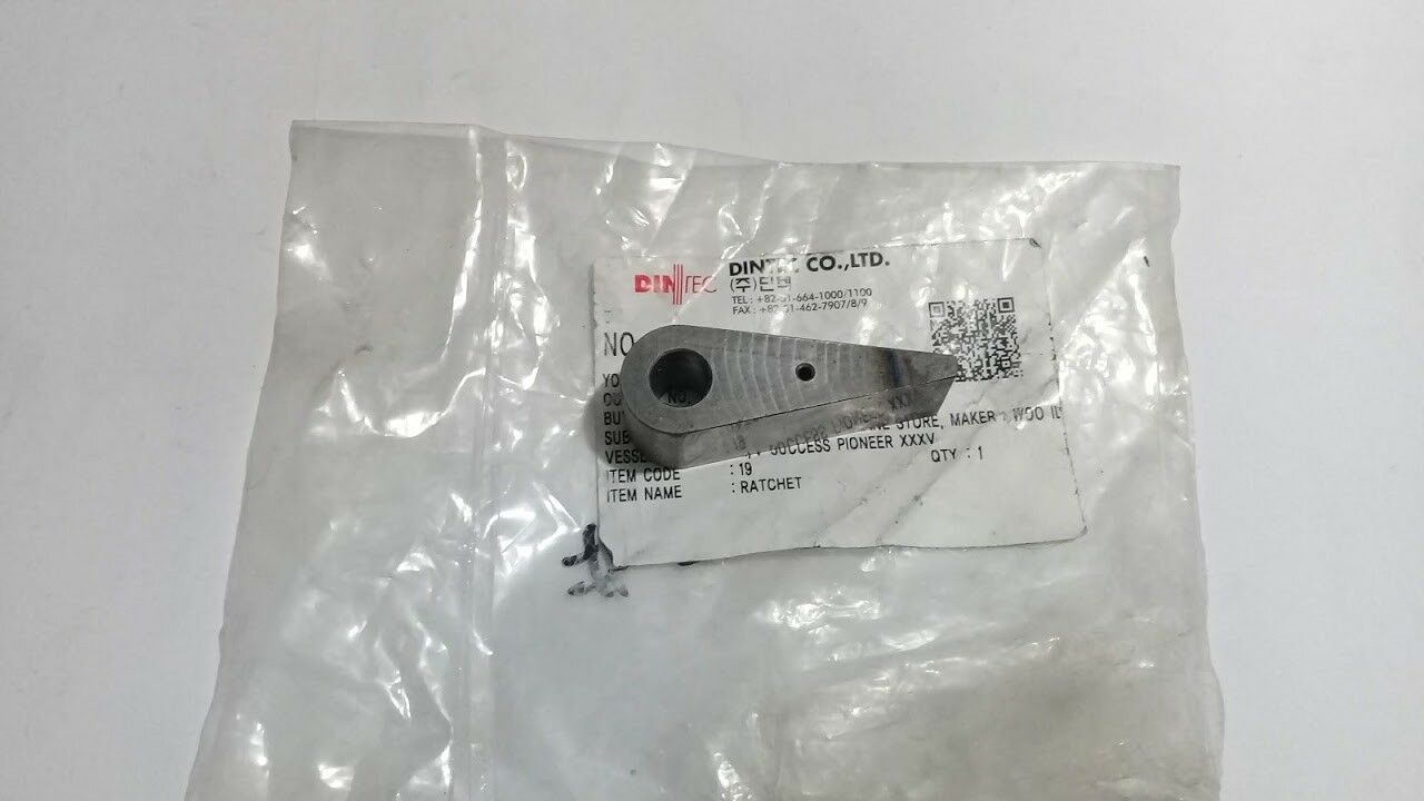 Dintec Co Ltd SP35/0116/E/007 RATCHET For Provision Crane Store Maker