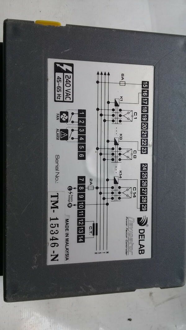 DELAB Navigator NV14s power factor controller 240vac Industrial SOL
