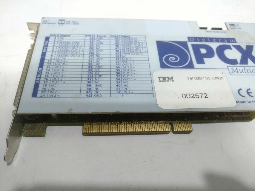 PCX822np Multichannel sound card PCX822 Industrial SOL Pte Ltd