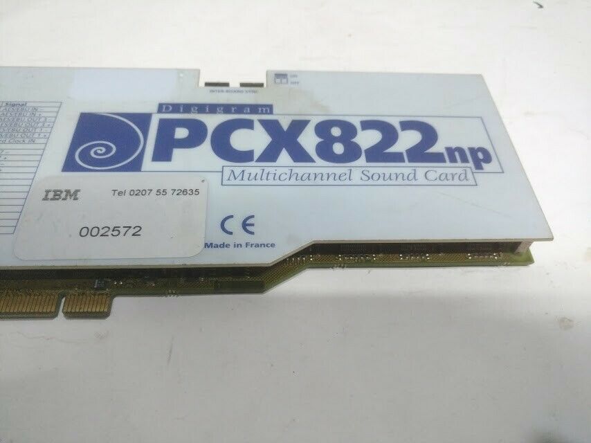 PCX822np Multichannel sound card PCX822 Industrial SOL Pte Ltd