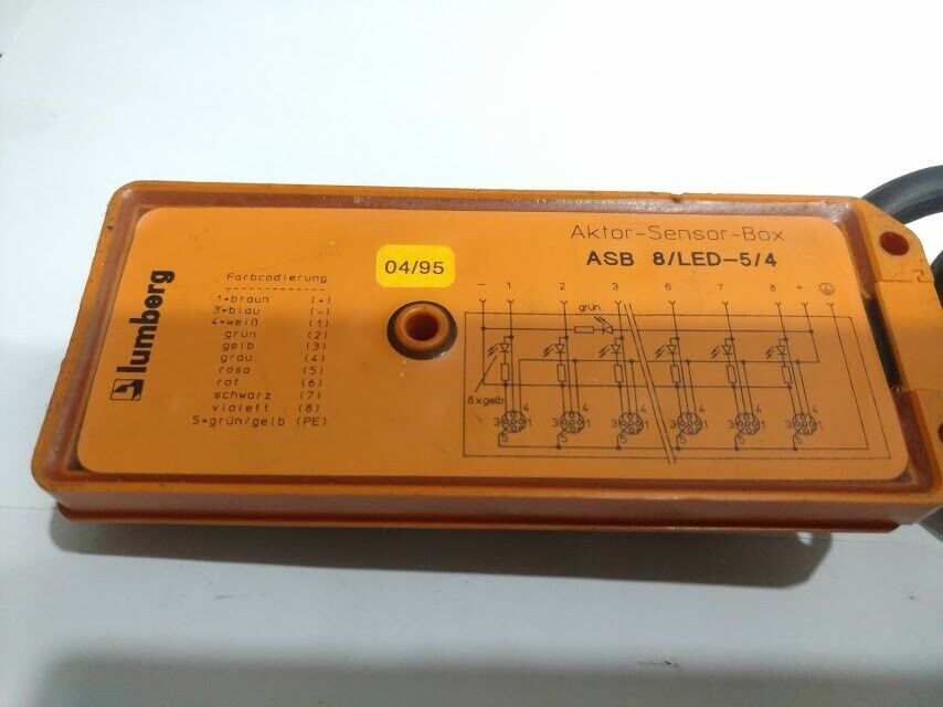 New LUMBERG ASB 8/LED-5/4 Aktor sensor-Box - Industrial SOL Pte Ltd