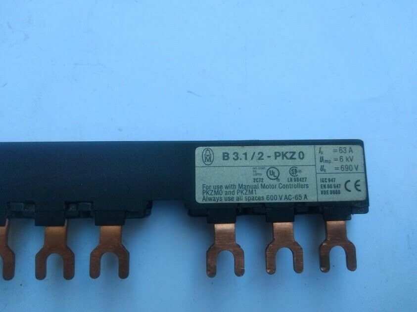 Klockner Moeller B 3.1/2-PKZ0 Feeder Busbar Connect For Motor ...