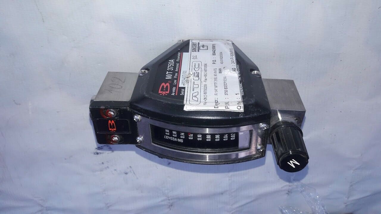 Brooks Instruments M/T 3750A ArMite Low Flow Armored Flowmeter 3750