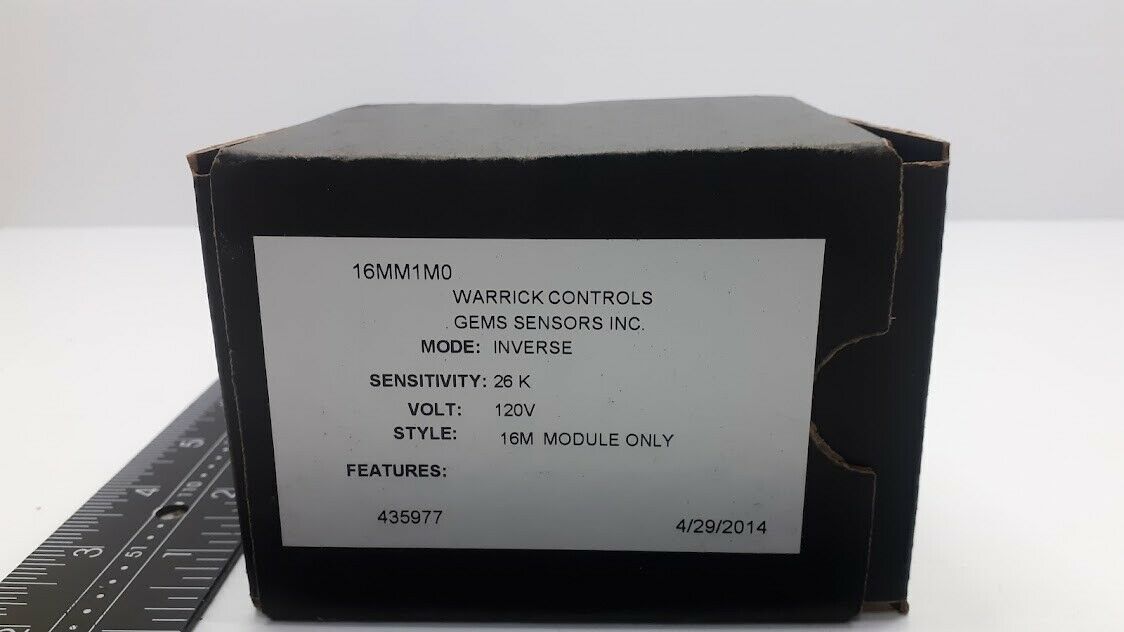 Warrick controls 16MM1M0 GEMS SENSORS WARRICK CONTROLS inverse mode 26k New Industrial SOL Pte Ltd