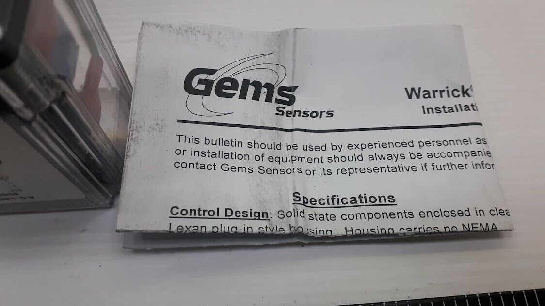 Warrick controls 16MM1M0 GEMS SENSORS WARRICK CONTROLS inverse mode 26k New Industrial SOL Pte Ltd