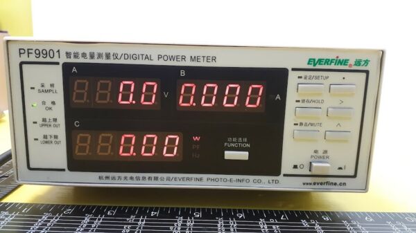 Everfine PF9901 digital power meter PF9901-V1 300V 20A everfine photo-e ...
