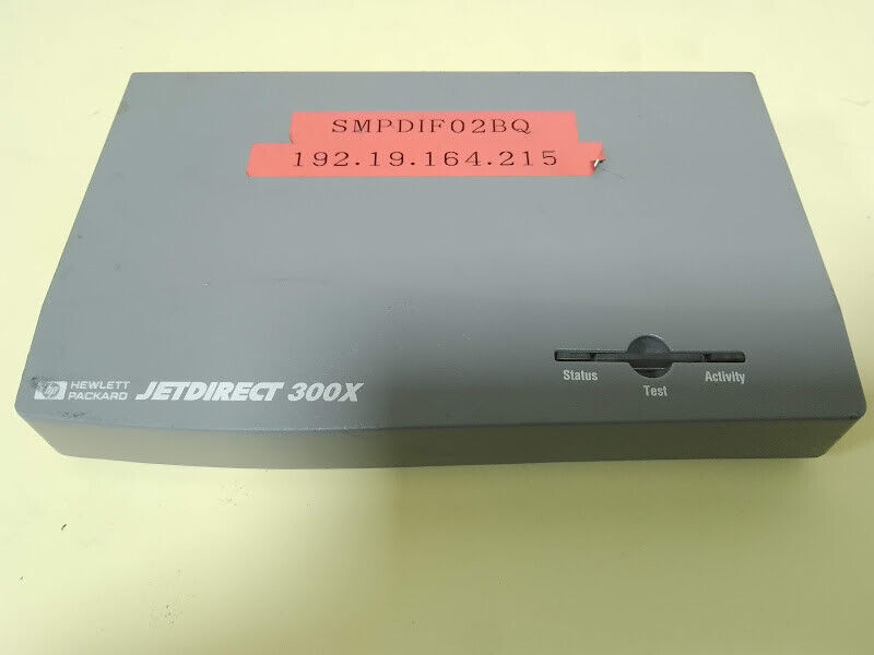 Hewlet Packard HP JetDirect 300X j3263a External Print Server