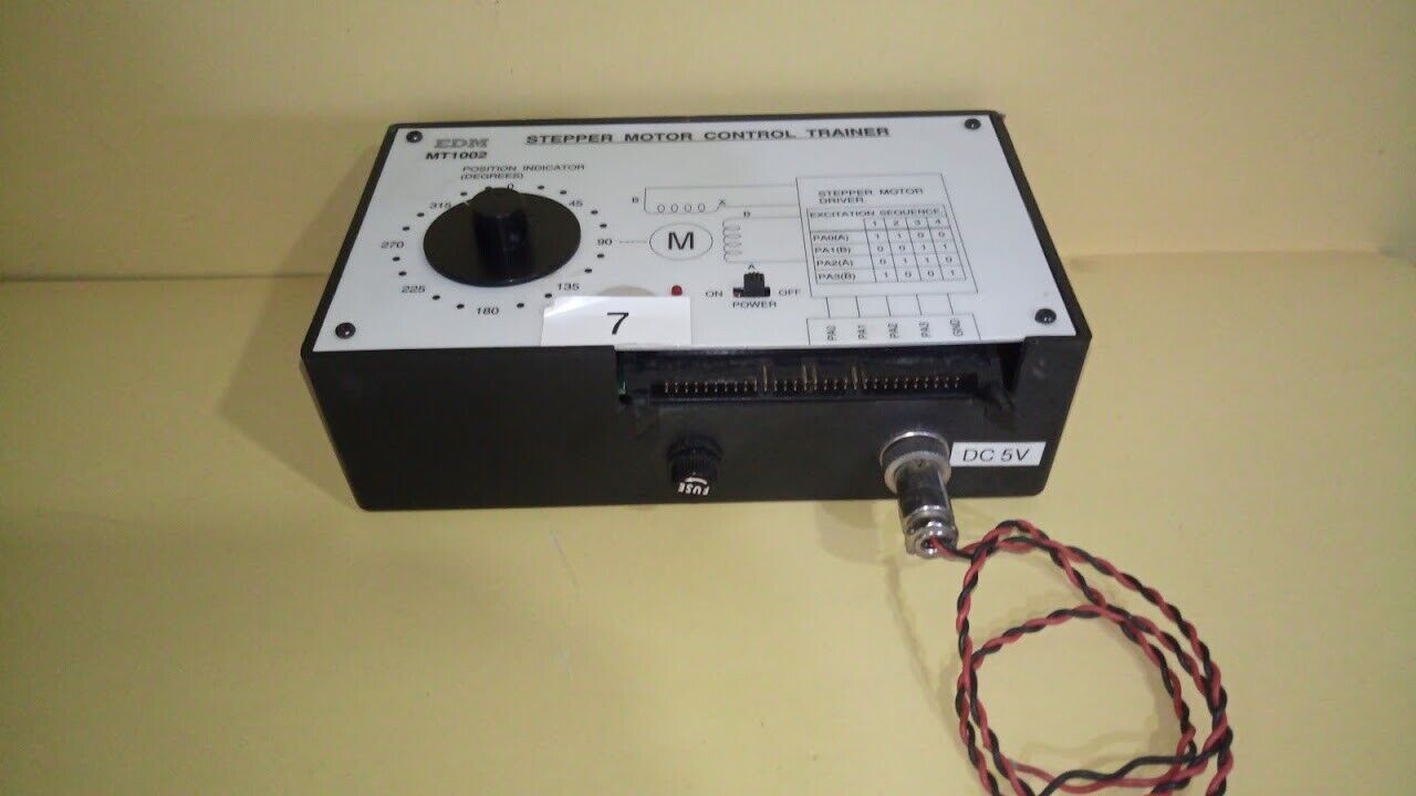 Stepper Motor Control Trainer EDM MT1002 EDM Technology pte ltd