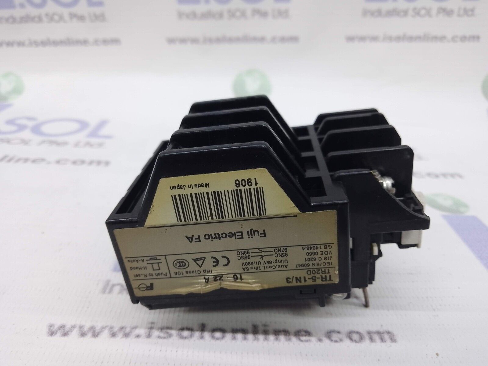 Fuji Electric TR51N/3 Thermal Overload Relay Trip Class 10A TR51N3