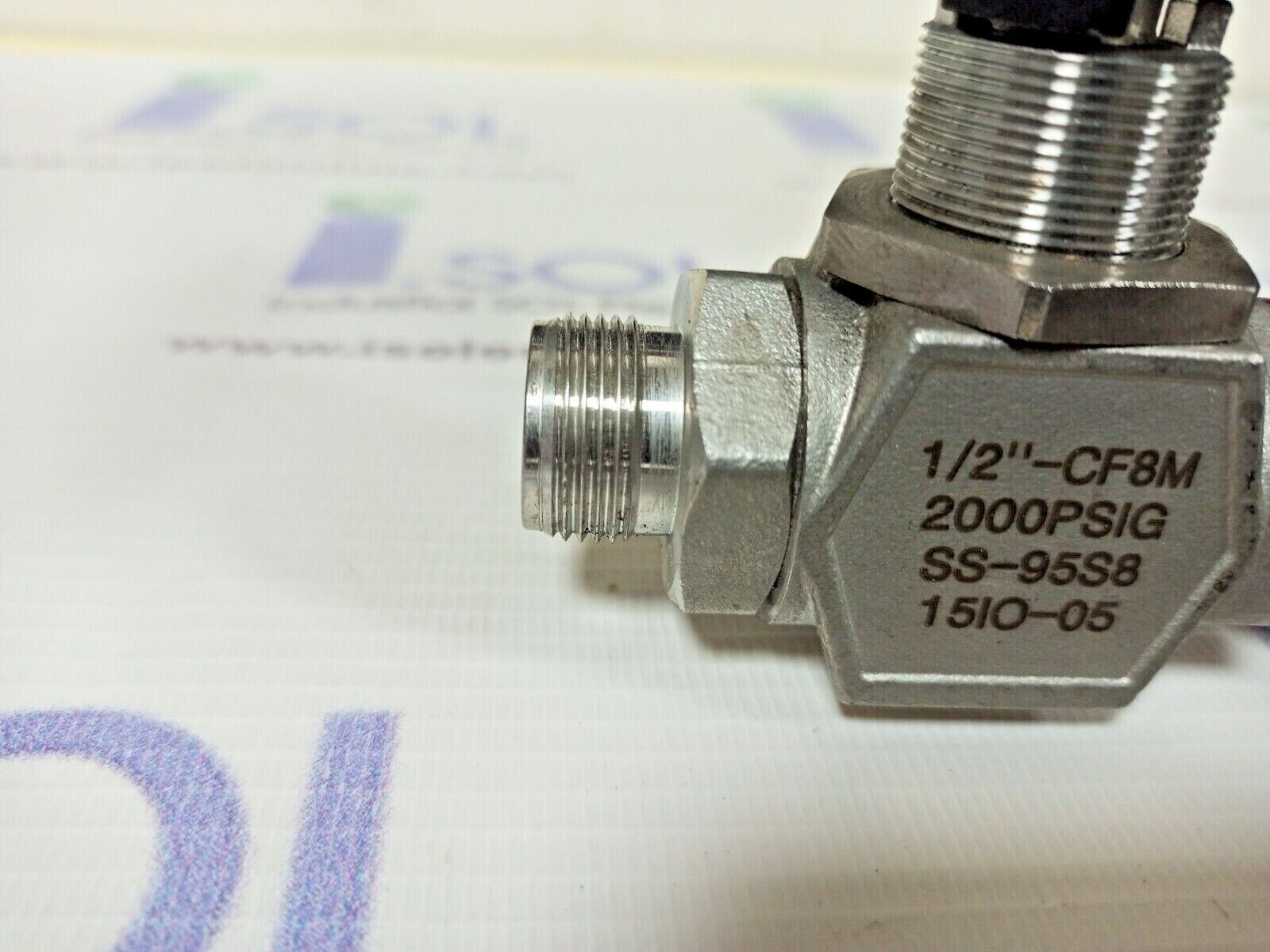 Fisher LP 810L high pressure gas regulator Industrial SOL Pte Ltd