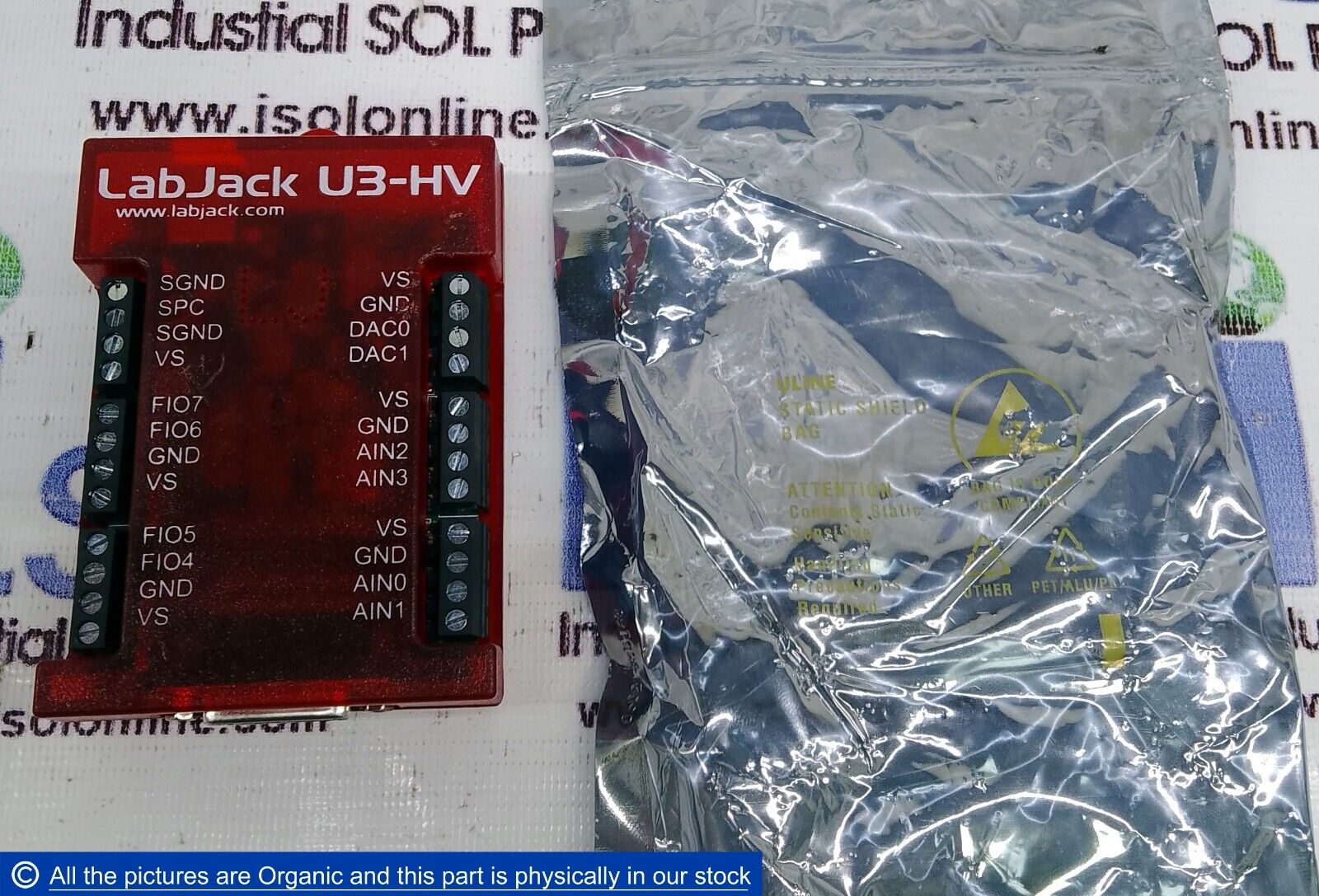 LabJack U3HV USB Data Acquisition DAQ and Control Module HWV1.30 U3HV