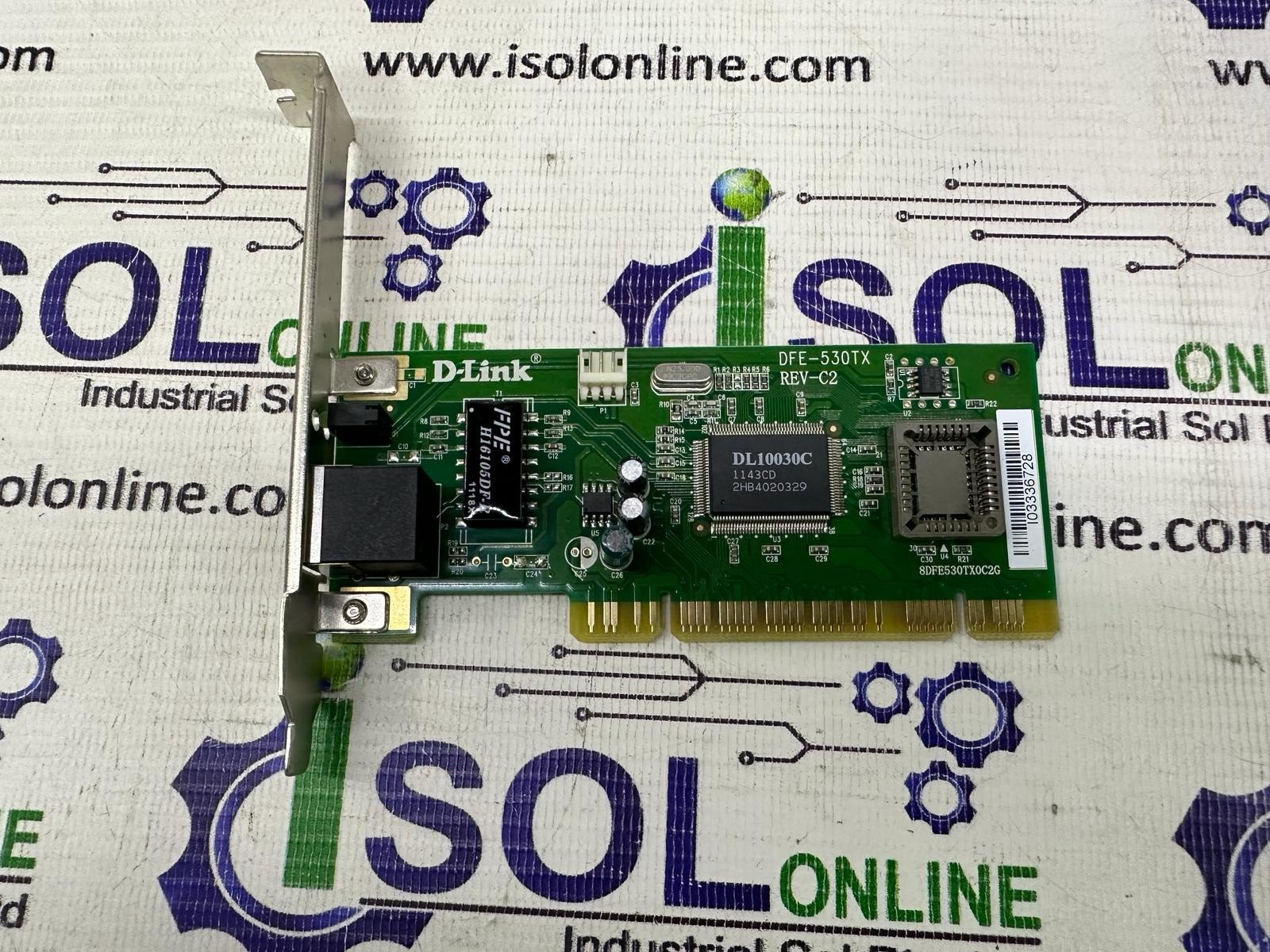 D-Link DFE-530TX Fast Ethernet Adapter Rev.C PCI Card Rev-C2 H/W Ver ...