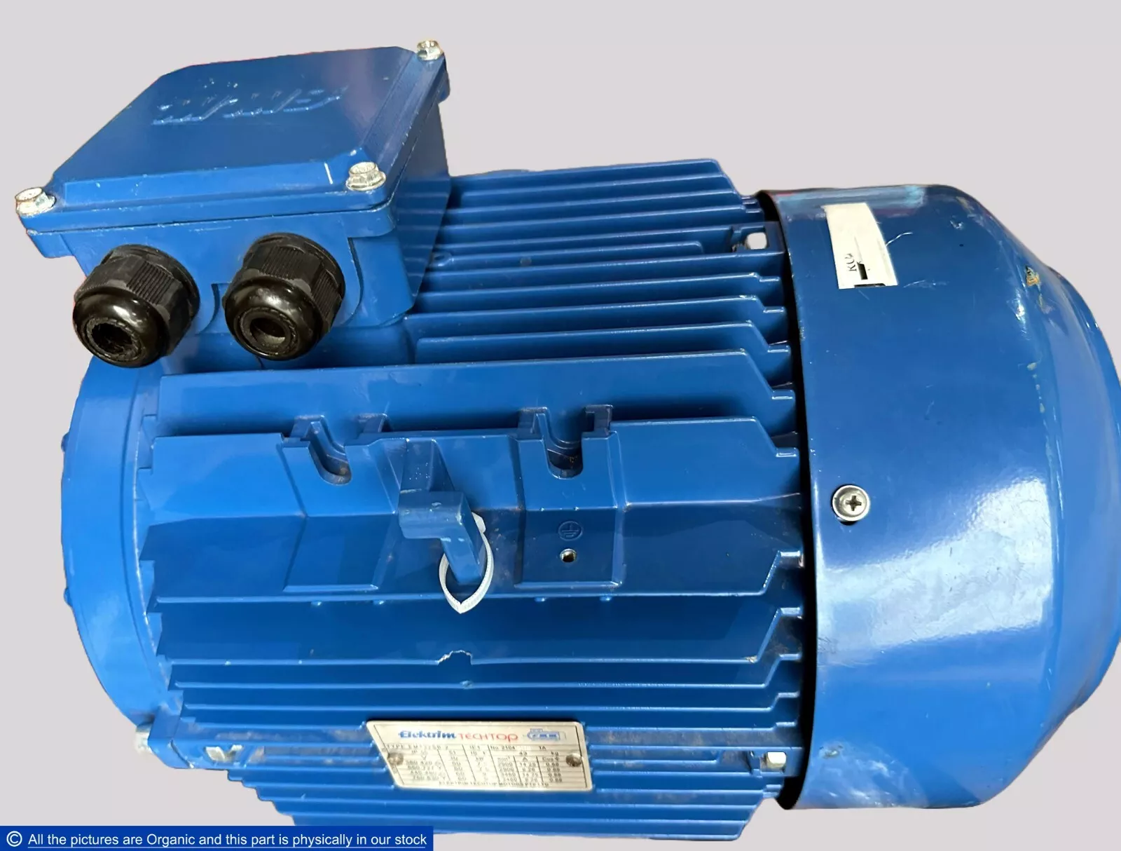 Elektrim Techtop EM132SB-2 3-Phase EMM Induction AC Motor 830V 7.5-9kW ...