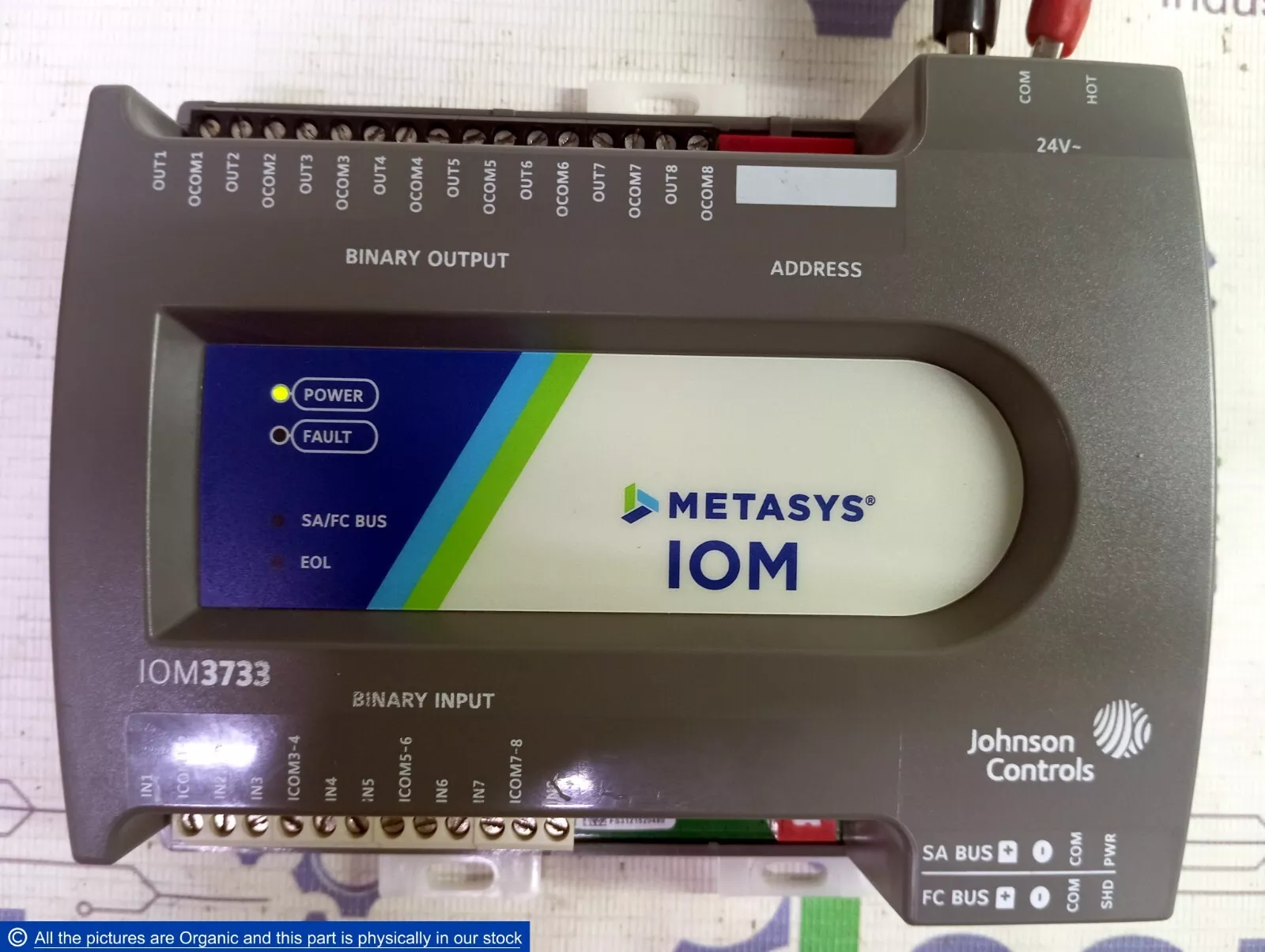 専用AL3M.ECCS Johnson Controls MS-IOM3731-0A Field Device, IOM37 Input