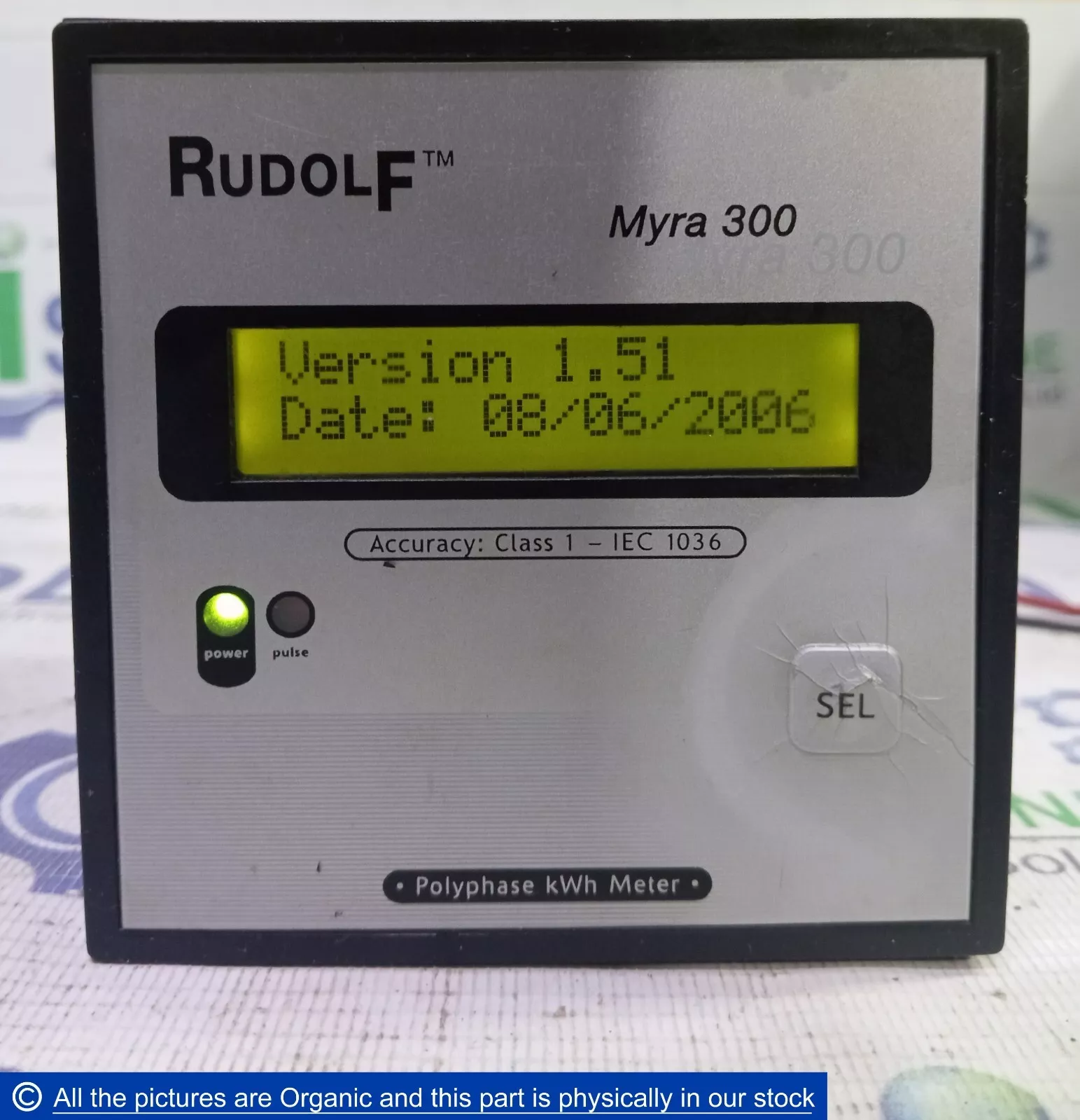 Rudolf R-Myra-300 Digital Polyphase kWh Meter Ver 1.51 3P/4W Myra 300 ...