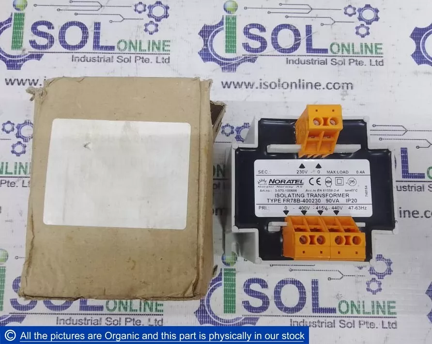 Noratel FR78B-400230 Isolating Transformer 3-070-100686 90VA 0.4A ...