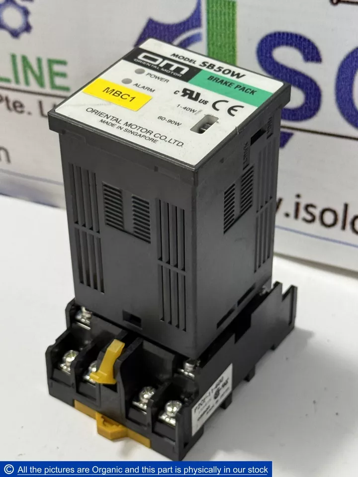 Oriental Motor SB50W Brake Pack 24VDC 0.06A With Omron Socket P2CF-11 ...