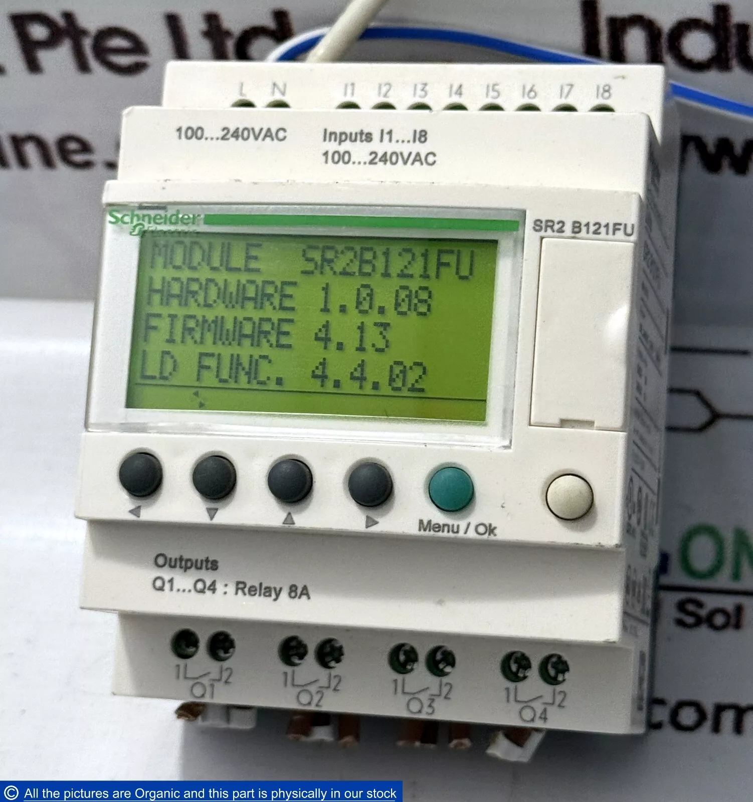 Schneider SR2B121FU Zelio Logic Smart Relay Hw. 1.0.08 Fw. 4.13 LD Func ...