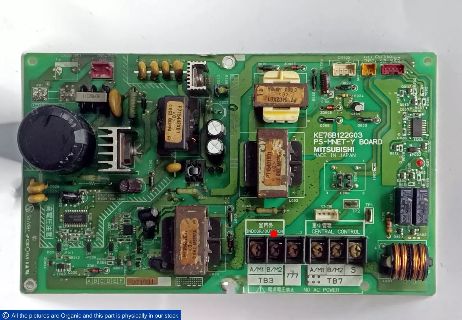 Mitsubishi PS-MNET-Y Control Circuit Board KE76B122G03 M-NET