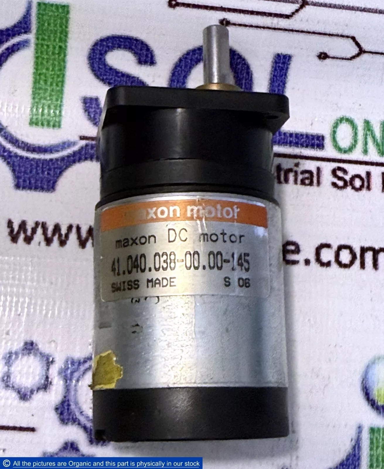 Maxon 41.040.038-00.00-145 DC Motor With Gear Drive 410400380000145 ...