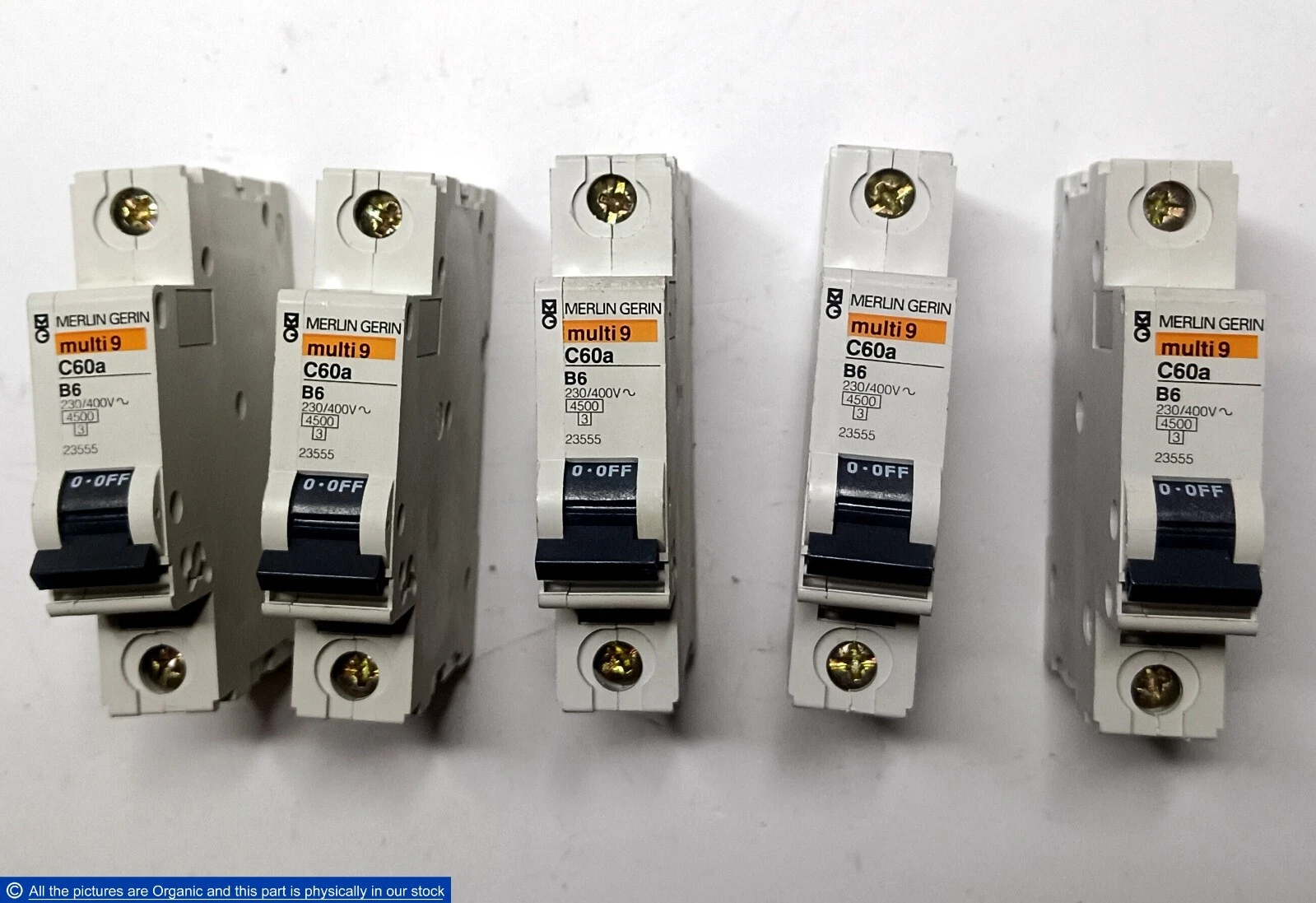 Merlin Gerin Multi9 C60a B6 1P Circuit Breaker 23555 230/400V