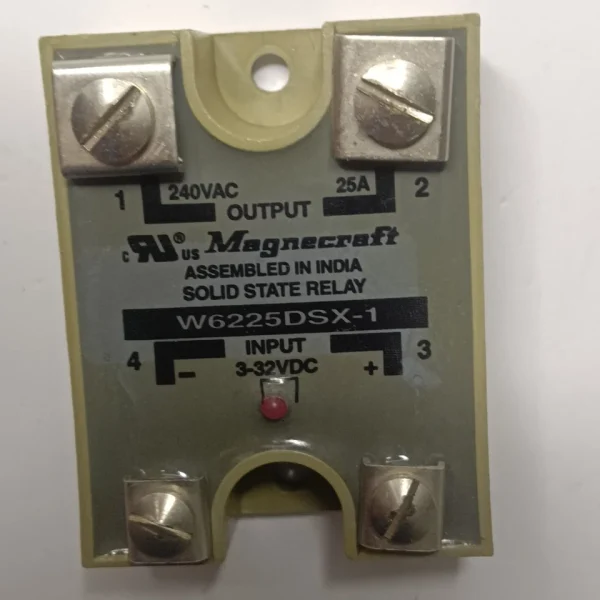 Magnecraft W6225DSX-1 Solid State Relay 240VAC 25A Input 3-32VDC ...