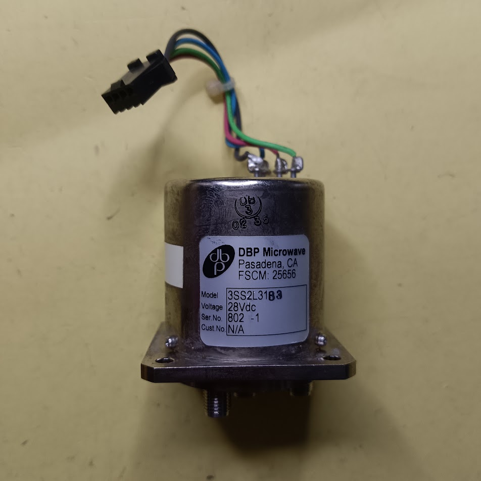 Frequency Switch Ducommun 3SS2L31B3 RF Radio Frequency Switch DC to 12.4 GHz SPDT