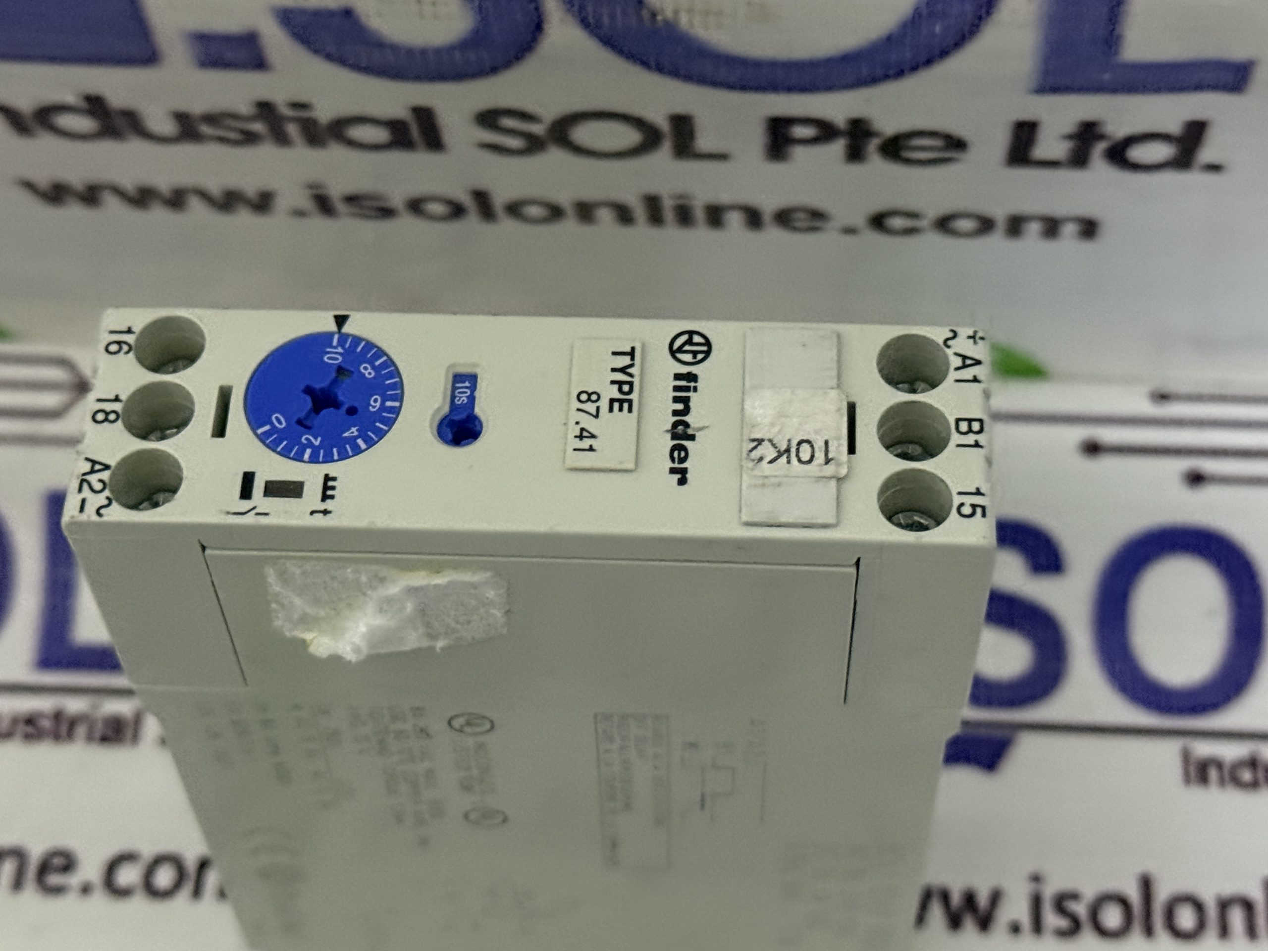 Finder 8741 0240 0000 Industrial Multi-Function DIN Rail Timer Relay 24 ...