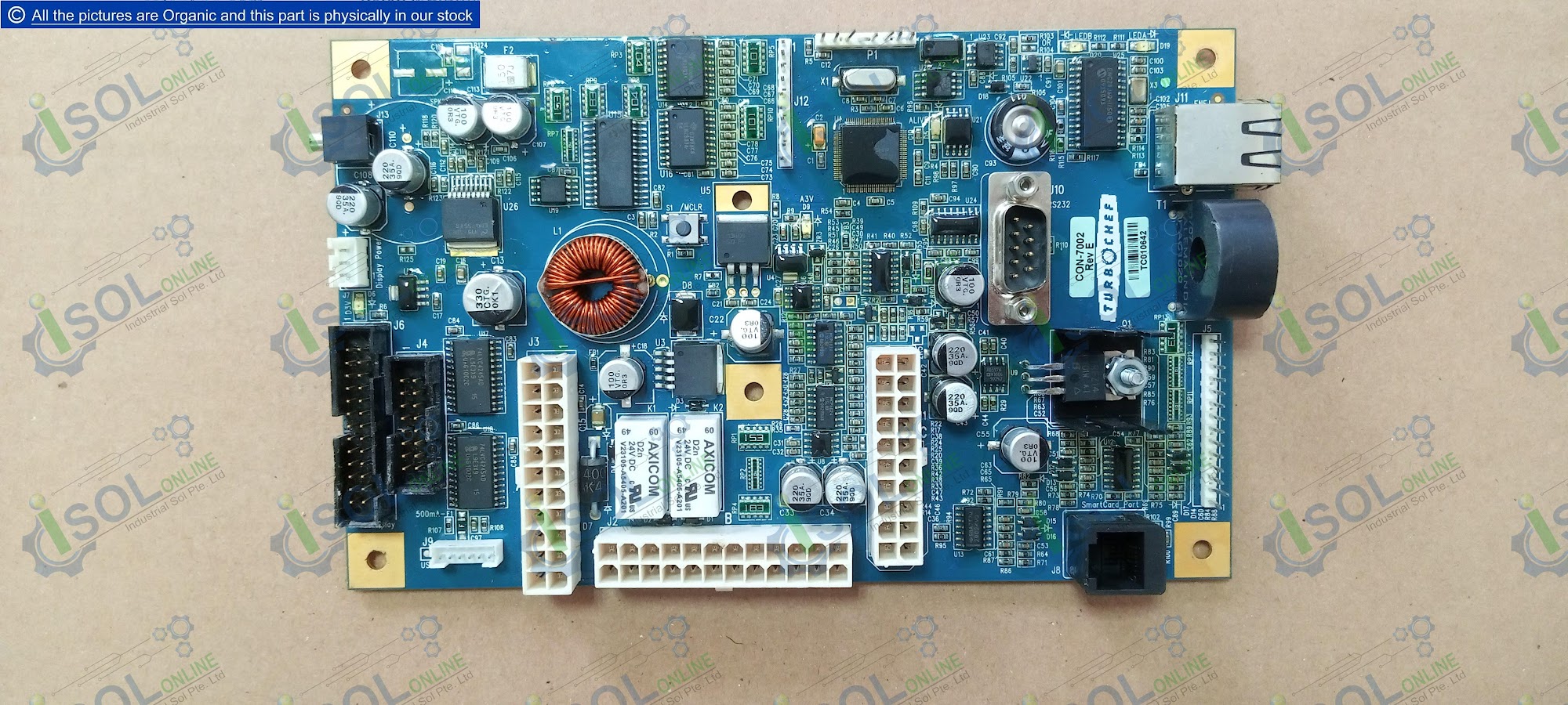 TurboChef CON-7002 Control Board SAGE Unprogrammed CON-3013-2 OEM Rev E