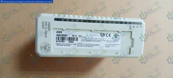 ABB AI880A 8‑Ch Analog Input Module 4‑20mA HART S800 I/O 3BSE039293R1